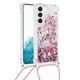 thumbnail image 3 of Funda FOXDOCK para Samsung Galaxy S22 Plus con Cuerda Ajustable, Brillo Líquido, Protección Antigolpes y Lente – Ideal para Regalo, 3 of 6