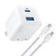 thumbnail image 1 of Cargador Anker 33W 2 Puertos USB-C Cable 6 ft, 1 of 2
