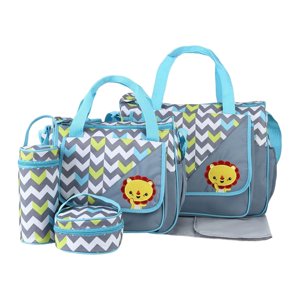 Magideal - De Bolsa De Pañales Con Correa Ajustable Para El Hombro, Para El Hombro, Gran Capacidad, Cambiador De Pañales, Bolsa De Mano Para , Gris