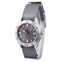 Orient - Reloj Sports Automático De Buceo Esfera Lila Correa De Cuero Para Hombre Ra-Ac0Q07V10B 200M