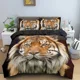 thumbnail image 1 of Tiger Ferocious Animal Bedding Set Boys Girls Duvet Cover Pillowcase Bed Adult Fashion Home Textileextile Bed Sheets, 1 of 5