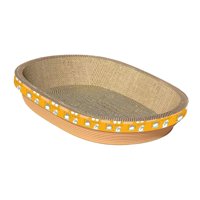 Magideal - Rascador De Cartón Para Gatos, Cama Para Gatitos, Tumbona, Sofá, Protector De Muebles, Reposapiés, Cama Para Dormir Para Gatos, Almohadilla Rascadora S