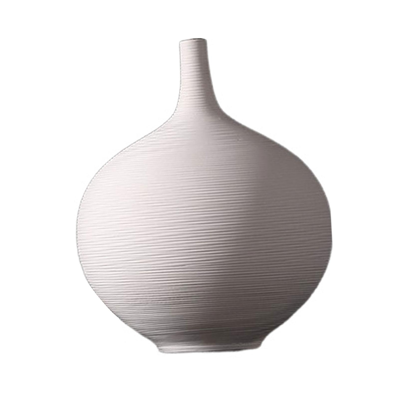 Bothyi - Florero De Cerámica, Soporte Moderno Para Contenedor De Flores Para Mesa De Salón, 15,7 Cm X 12,8 Cm