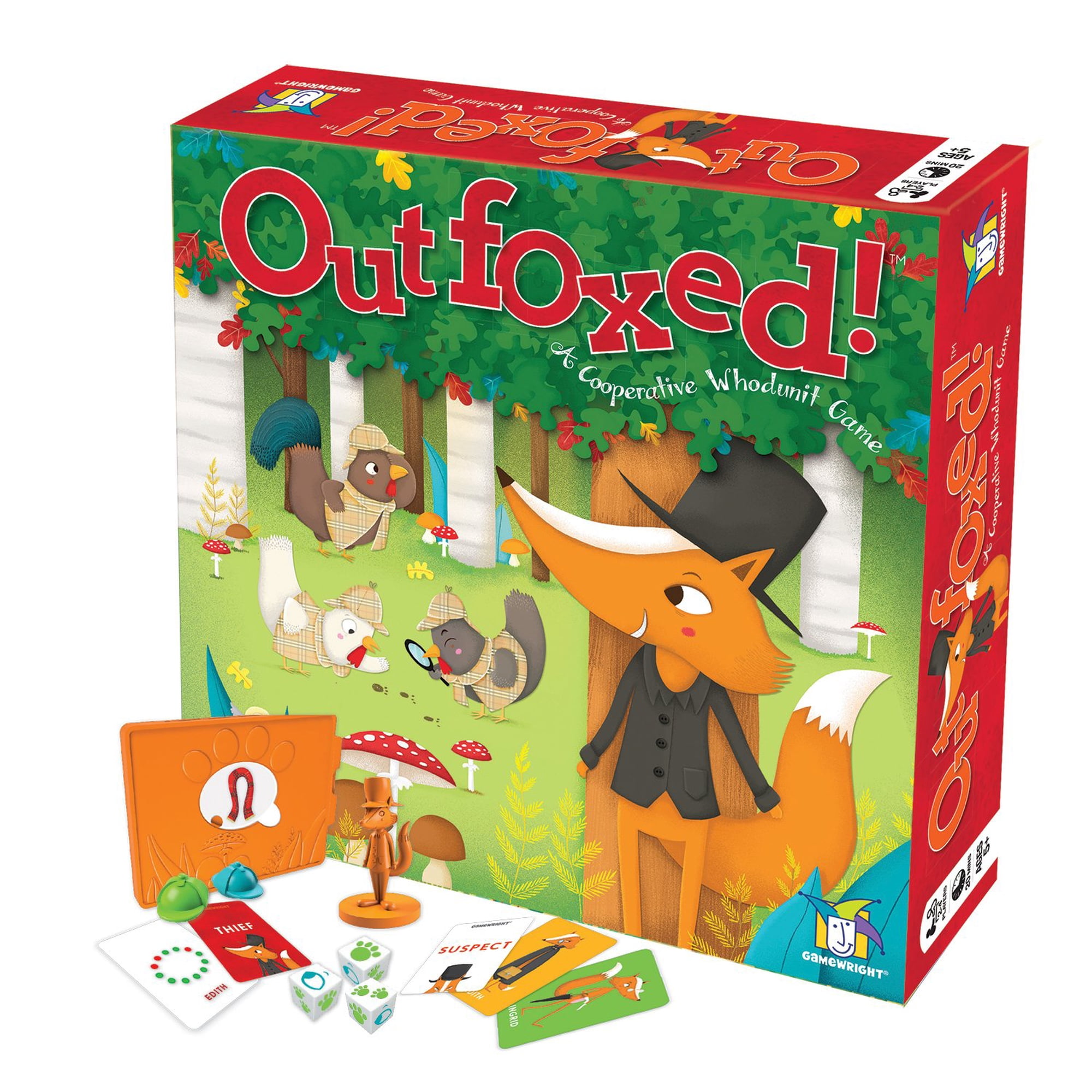 Juego De Mesa Gamewright Outfoxed Classic Who Dunnit 4 Players