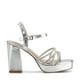 thumbnail image 5 of Sandalia Eco Cuero Taco Plateado Fiesta Mujer Weide YOU205, 5 of 8