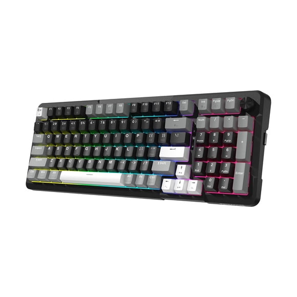 Teclado mecánico inalámbrico para juegos Redragon K742 Black