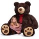 thumbnail image 1 of Peluche Teddy Bear HollyHome Giant de 150 cm con pata bordada, 1 of 5