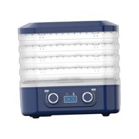 Bothyi - Secador Eléctrico De Alimentos, Secador De Verduras Duradero De 5 Capas Para Cocina, Cecina De Frutas, Azul