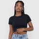 thumbnail image 3 of Polera Mujer Manga Corta Crop Cotton Spx Negro Corona, 3 of 5