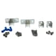 thumbnail image 1 of Juego de soportes para panel Harris Hardware de zamac fundido a presión de 2 cm, 1 of 6