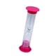 thumbnail image 1 of Temporizador De Arena, Reloj De Arena De Escritorio Portátil Visual De 2 Minutos Para Cocina Casera, Rosa, 1 of 3