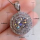 thumbnail image 4 of Gorgeous Delicate Moissanite Solitaire Necklace - 925 Silver Plated for Women's Weddings & Engagements, 4 of 4