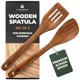 thumbnail image 1 of Espátula Woodenhouse 30 cm de Madera de Acacia – Pack de 2, 1 of 8