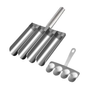 Magideal - Cuchara Para Hacer Albóndigas, Herramienta Para Carne, Bola De Mariscos Portátil Multifunción, Utensilio De Cocina Para Barbacoa, Hogar, Hamburguesa, 4 Individuales