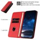 thumbnail image 5 of Funda Cartera Magnética para TCL 305 Protección Antichoque con Ranuras Rojo, 5 of 6