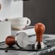 thumbnail image 4 of Herramienta De Prensa De Café Tamper Espresso Mango Para Restaurantes Cocina Portafiltro 58 Mm Marrón, 4 of 5