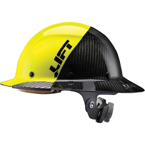 Casco LIFT Safety de Fibra de Carbono Amarillo/Negro