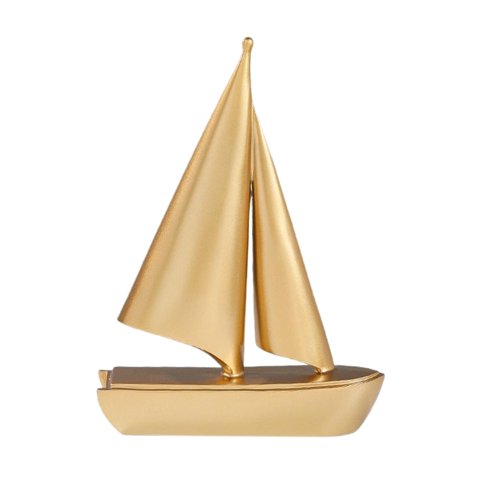 Bothyi - Estatua De Velero Modelo De Velero Estatuilla De Velero Para Dormitorio Aureate