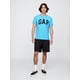 thumbnail image 2 of Camiseta GAP Everyday Soft Logo para Hombre Azul Hielo Talla M, 2 of 5