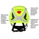 thumbnail image 5 of Casco de seguridad 3M SecureFit Climbing Style Green X5014VX-ANSI, 5 of 7