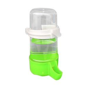 Ioensy - Dispensador Automático De Agua Para Pájaros, Botella De Agua, Bebedero Para Pájaros, Fuente De Agua Para Pájaros, Verde