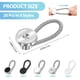 thumbnail image 2 of Extensores de Cuello Lanjiesh Pack de 20 unidades Negro/Blanco/Plata, 2 of 6