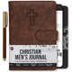 thumbnail image 1 of Diario de oración Prazoli Leather Christian Bible para hombre, 1 of 9
