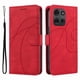 thumbnail image 1 of Funda tipo cartera con tapa para Motorola MOTO G75 5G con tarjetero, soporte y cubierta magnética Rojo, 1 of 6
