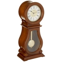 Reloj De Repisa Seiko Albany Con Acabado En Madera Y Péndulo