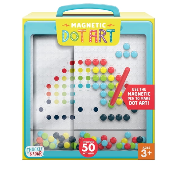 Magnetic Dot Art Designer Chuckle & Roar con bolígrafo magnético