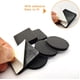 thumbnail image 3 of 60 almohadillas de goma antideslizantes, autoadhesivas, para proteger muebles de suelos de madera, mesas, sillas y patas de cama., 3 of 5