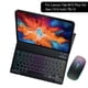 thumbnail image 4 of Teclado Bluetooth inalámbrico retroiluminado para Tab M10 Plus P11 Pro Funda protectora con teclado Bluetooth, 4 of 5