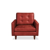 Latam Home - Sofa Napoles 1 Cuerpo Cuero Kentucky Rojo