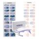 thumbnail image 1 of Pack Uñas Gel Stickers 2 Diseños + Lámpara Uv Manicure Azul Invernal 031-052, 1 of 5