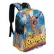 thumbnail image 2 of Scooby-Doo-theme Backpack, Campus style schoolbag Bookbag with Adjustable Shoulder Straps And Large Zip Compartment, Unisex Travel Bags.42x30x15cm, 2 of 6
