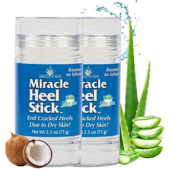 Bálsamo para talones Miracle of Aloe para pies secos y agrietados, 75 ml