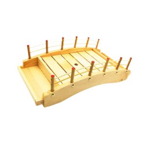 Magideal - Bandeja De Puente De Sushi De Madera, Contenedor De Plato De Servicio De Sashimi, Herramienta De Cocina Archel De Madera Plato De Puente Para M