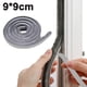 thumbnail image 1 of Cinta de sellado para puertas y ventanas, 5 m, autoadhesiva, con sello de cepillo, 9 mm, 1 of 7