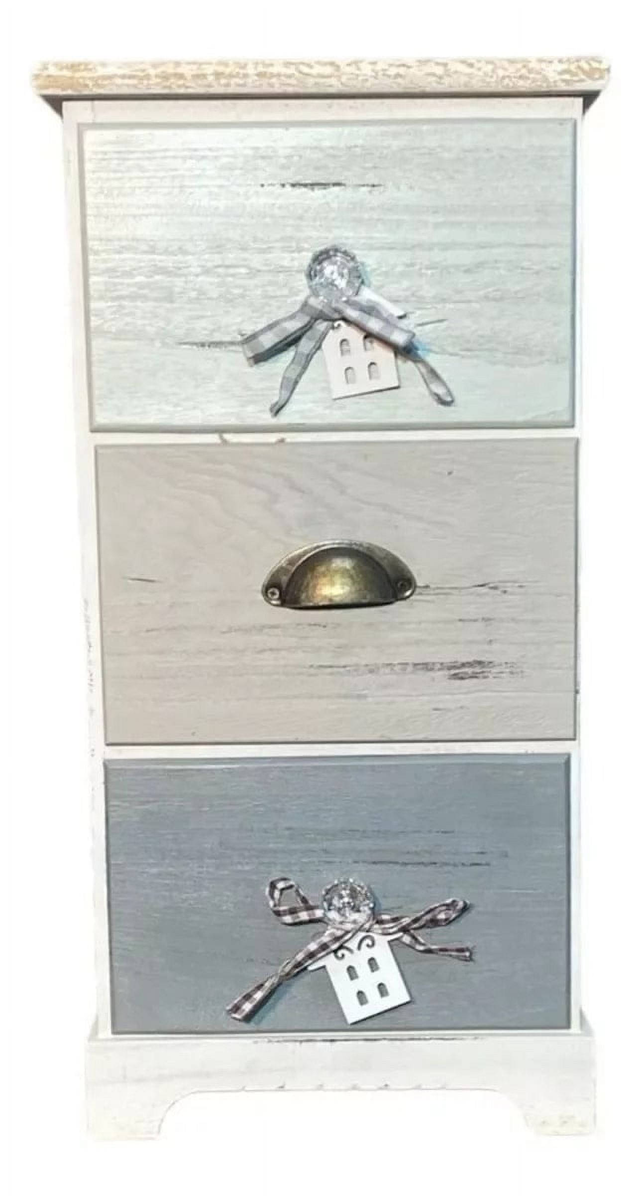 Sorento - Mueble 3 Cajones, Tiradores Con Cintas