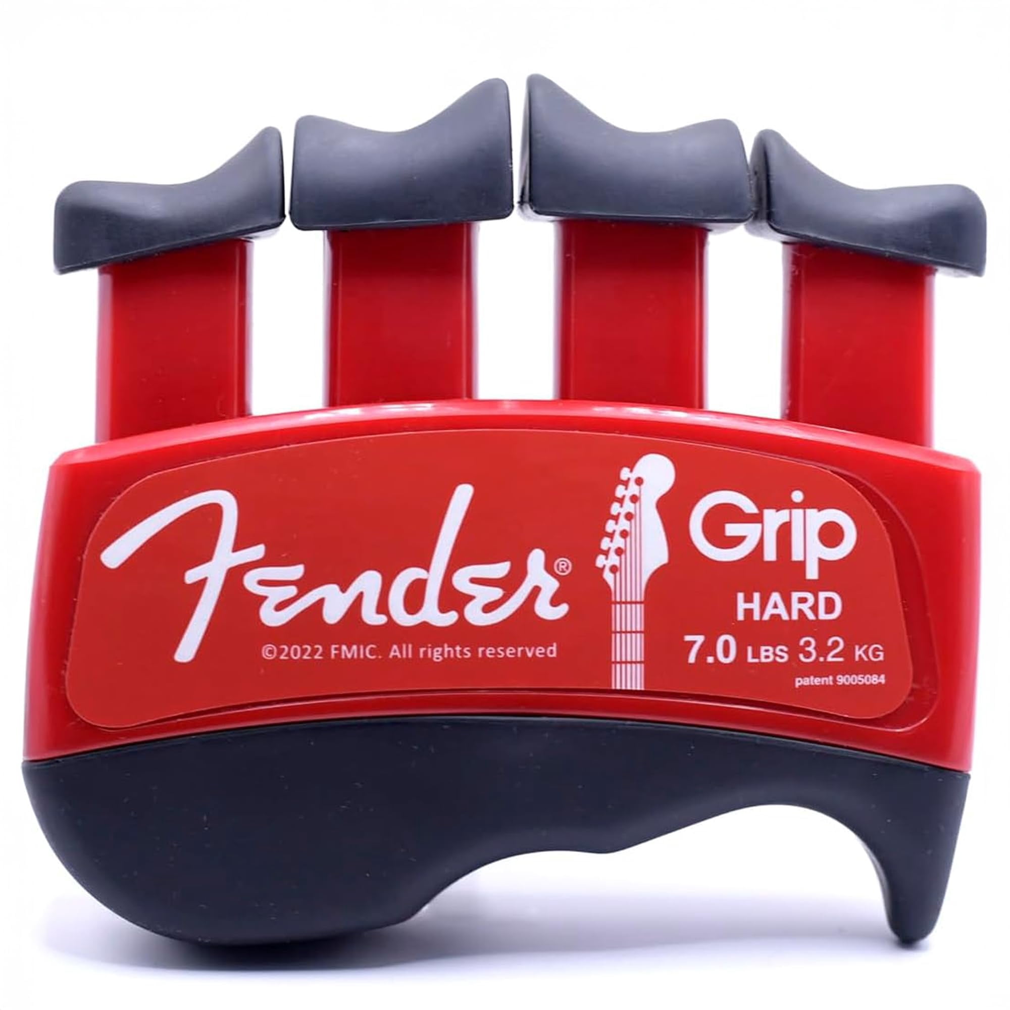 Ejercitador De Dedos Fender Grip Hard 3,2 Kg Para Guitarra, Bajo Y Violín