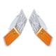 thumbnail image 2 of 2 piezas de lámpara de estacionamiento 00K68004181AC 00K68004180AC 68004181Ab 68004180Ab 68004181AA 68004180AA lámpara direccional delantera compatible, 2 of 5