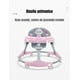 thumbnail image 2 of Andador Caminador Plegable Apoya Pies Bora Rosado LuBabycas, 2 of 8