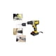 thumbnail image 2 of Taladro Destornillador Inalámbrico Con Kit Herramientas 28w Color Amarillo Frecuencia 59-80, 2 of 5