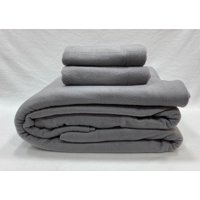 Riqui - Sábana De Polar 2 Plazas Gris