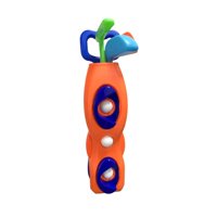 Ioensy - Juego De Bastones De Golf Para Niños, Juguete Educativo Para Niños Y Niñas De 3, 4, 5 Y 6 Años, Color Naranja