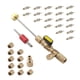 thumbnail image 3 of Kit de herramientas de instalación de removedor de núcleo de válvula, herramienta de reparación de núcleos de válvula de 20 piezas, tuercas de latón, 3 of 5
