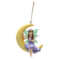 Magideal - Fanías Voladoras Figuras De Flores Adornos De Adornos Para Hadas Jardín Flor De Hada Colgante En Maceta Para El Balcón De Balcón De Balcón