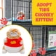 thumbnail image 2 of Juguete de peluche Attatoy Chonky Kitten, pequeño peluche de gatito gordo, 2 of 9
