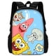 thumbnail image 1 of Cartoon cute S-spongebobS 3 pcs set Child School Backpack with Lunch Bags ,Pencil Bags ,School Bags for Boys Girls Best Gift, 1 of 3