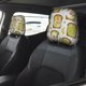 thumbnail image 2 of Pan Tostado Funda Protectora Universal para Reposacabezas de Coche, Funda Elástica para Reposacabezas de Asiento de Auto, Funda de Tela Antipolvo, Accesorios de Interior 2 Piezas, 2 of 6